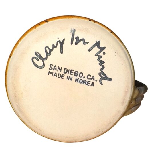 Clay In Mind Handmade Ceramic Mug 10 Oz Speckled Design San Diego - Picture 4 of 6